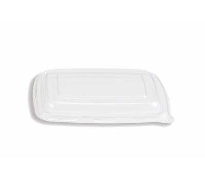 image of PET takeaway meal tray lid 175 x 238 x 26mm 