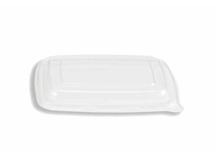 product image for PET takeaway meal tray lid 175 x 238 x 26mm 