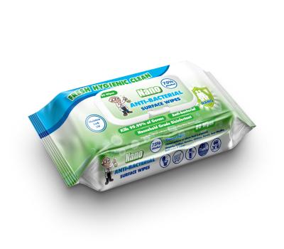 image of Anti-bacterial Surface Wipes Pouch 80 wipes (pack of 4)